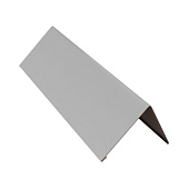 Планка конька обычного 0,4х190х190 L=2м (Цинк) Планка конька обычного 0,4х190х190 L=2м (Цинк)
