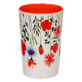  Кружка керамическая 420мл "Луговые цветы", микс  323-0543 