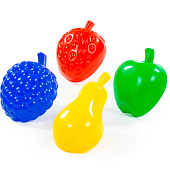 Формочки для песка ПОЛЕСЬЕ фрукты 4шт, 40275 Формочки для песка ПОЛЕСЬЕ фрукты 4шт, 40275