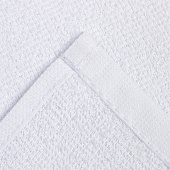  Полотенце 30х60 Экономь и Я махровое, белый, 350 гр/м2, 9272996 