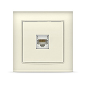 Розетка компьютерная 1-м сл. Кость(7948820)/UNIVersal Бриллиант