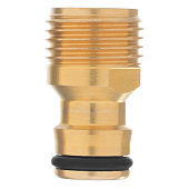 Адаптер латунный, 1/2", внешняя резьба// PALISAD , 66272 Адаптер латунный, 1/2", внешняя резьба// PALISAD , 66272