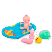 Пупс + ванночка + аксессуары 27х22см / блистер 669-559А Пупс + ванночка + аксессуары 27х22см / блистер 669-559А