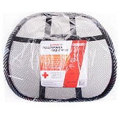  Поддержка под спину анатомическая массажная SKYWAY Support-04 полиэстер/пластик черный 