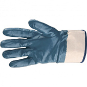  Перчатки с нитриловым покрытием Сибртех, р.8 L, крага, полный облив 
