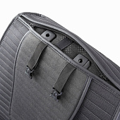  Накидки на сиденье Car Performance передние 2 шт fiberflax черн/бежевые 5шт/уп CUS-1022 BK/BE 