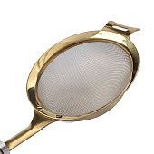Сито для просеивания Magistro Arti gold, d=12 см, золотой 7139491 Сито для просеивания Magistro Arti gold, d=12 см, золотой 7139491