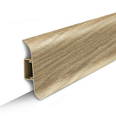 Плинтус Идеал Классик (под проводку) 55мм Сосна золотистая 2.2м Плинтус Идеал Классик (под проводку) 55мм Сосна золотистая 2.2м