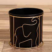 Набор кашпо 3шт на подставке "Зу" 9916676 Набор кашпо 3шт на подставке "Зу" 9916676