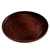 Блюдо для пиццы «Вьюнок», красная глина 9872612 Блюдо для пиццы «Вьюнок», красная глина 9872612