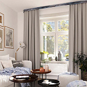  Портьера Блэкаут 200х260 Светло-серый /Легранд 