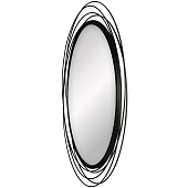  Зеркало в раме Fiesta черное d75 Континент 