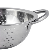 Дуршлаг 18см с двумя ручками из нержавеющей стали 4328 Дуршлаг 18см с двумя ручками из нержавеющей стали 4328