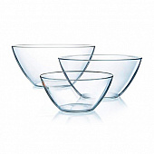  Набор салатников 3пр Космос,стекло,  N9944 