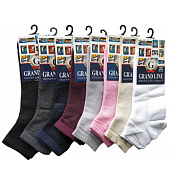 Женские носки для спорта Grand Line С-31, сетка, темно-синий, р. 23 Женские носки для спорта Grand Line С-31, сетка, темно-синий, р. 23