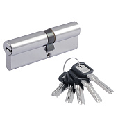  Цилиндр ключ/ключ МЦ-90 (50-40) ЛПУ-90 (хром) перф.кл. Нора-М 