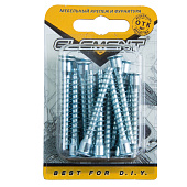 Стяжка шурупная 7,0x70 PZ белый цинк 10 шт Стяжка шурупная 7,0x70 PZ белый цинк 10 шт