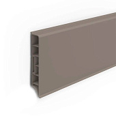 Плинтус напольный прямоугольный 80мм 2.2м "Идеал Дюра" Платиново-серый Плинтус напольный прямоугольный 80мм 2.2м "Идеал Дюра" Платиново-серый