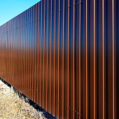 Профнастил МП-20 0.45х3000х1150мм RAL 8017 шоколадно-коричневый Профнастил МП-20 0.45х3000х1150мм RAL 8017 шоколадно-коричневый