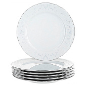 Тарелка мелкая 21 см Thun Bernadotte, декор "Деколь, отводка платина" БТФ0217 Тарелка мелкая 21 см Thun Bernadotte, декор "Деколь, отводка платина" БТФ0217