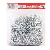 Цепь оцинк. DIN 763 длинное звено 4мм 10м/уп. Цепь оцинк. DIN 763 длинное звено 4мм 10м/уп.