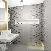 Плитка 30х60 8.5мм Тренд 7 тип 1 бел /Керамин (1,98м2) Плитка 30х60 8.5мм Тренд 7 тип 1 бел /Керамин (1,98м2)