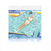  Bestway Матрас для плавания прозрачный Deluxe Transparent 183х76см  арт.44013 