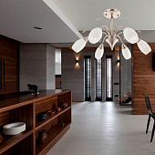 Люстра классическая 12121/6SN MK 40Вт E14 S=13м2 /ЭкономСвет Люстра классическая 12121/6SN MK 40Вт E14 S=13м2 /ЭкономСвет