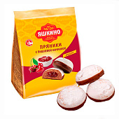  Пряники Яшкино с вишнёвой начинкой, 350 г 