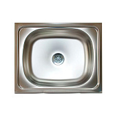  Мойка накладная 50х40см 0,4мм без отверстия матовая V-407 