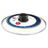 Крышка стеклянная 22см мет/ободок, пароотвод 43022 088381 Крышка стеклянная 22см мет/ободок, пароотвод 43022 088381