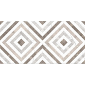  Плитка  50х25 Siluet белый орнамент GT123VG /Global Tile (1,375м2) 