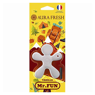 Ароматизатор на дефлектор AURA FRESH MR.FUN Vanilla Ароматизатор на дефлектор AURA FRESH MR.FUN Vanilla