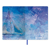 Блокнот А5 Brauberg Vista Bay of joy, 80 л, под кожу, гибкий, 112086 Блокнот А5 Brauberg Vista Bay of joy, 80 л, под кожу, гибкий, 112086