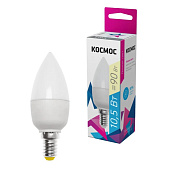 Лампа LED 10.5Вт Е14, свеча, 3000К теплый КОСМОС Лампа LED 10.5Вт Е14, свеча, 3000К теплый КОСМОС