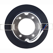 Светильник точечный встраиваемый под лампу GX53 13Вт 15BK круг черный зеркальный (d120х22/монтажн d90) /Smartbuy Светильник точечный встраиваемый под лампу GX53 13Вт 15BK круг черный зеркальный (d120х22/монтажн d90) /Smartbuy