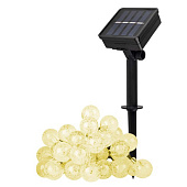 Садовая гирлянда шарики 30LED желтый теплый SLR-G05-30Y /ФАZА