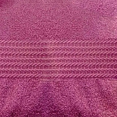  Полотенце Маруся, 100х150 см, махра, пыльная роза 