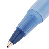 Ручка шариковая Bic Round Stic, синяя, корпус голубой, 1 мм, 934598
