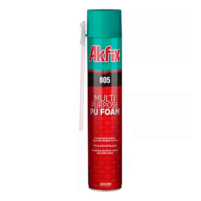  Пена бытовая полиуретановая многоцелевая Akfix 805,350 гр/TURKEY 