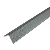  Алюминиевый уголок Черный муар 20х10х1,2мм 1м 