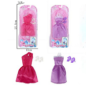 Игровой набор Одежда и обувь для кукол, 13х3х27,5 см, на блистере, Y20401777 Игровой набор Одежда и обувь для кукол, 13х3х27,5 см, на блистере, Y20401777