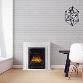 Портал Firelight Simple Classic 16" белый мрамор 82х78х26