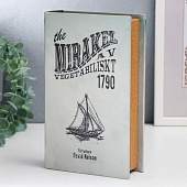 Сейф-книга дерево кожзам Корабль. Чудо. Девид Нельсон 21х13х5 см 5860292 Сейф-книга дерево кожзам Корабль. Чудо. Девид Нельсон 21х13х5 см 5860292