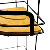  Полка угловая 3-ярусная бамбук 13072 