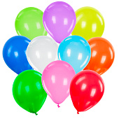 Шар воздушный 25см 50шт Золотая сказка ассорти 10цв Шар воздушный 25см 50шт Золотая сказка ассорти 10цв