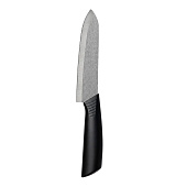 Нож кухонный керамический Black лезвие 15 см. ручка soft-touch чёрный 852232