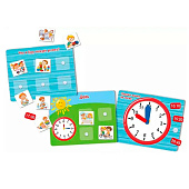Игра настольная Мой распорядок дня, Умные игры, на липучках, 04311 Игра настольная Мой распорядок дня, Умные игры, на липучках, 04311