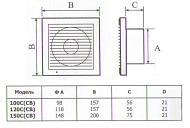  Вентилятор Эвент 100СВ 