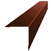 Угол наружный 115-115 RAL 8017 шоколад L=2м Угол наружный 115-115 RAL 8017 шоколад L=2м